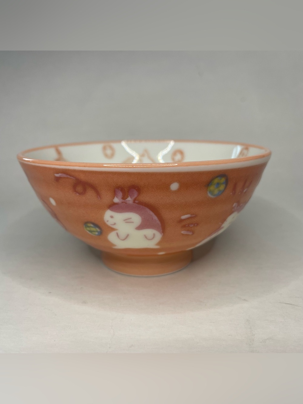 Cute Hamster Ceramic Soup Rice Side Dish Snack Bowl 4x2" in Kawaii Japan Anime